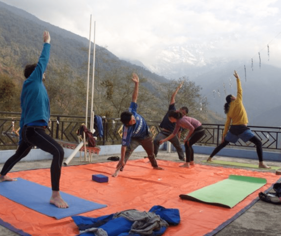 Yoga Trek Off the Beaten Track