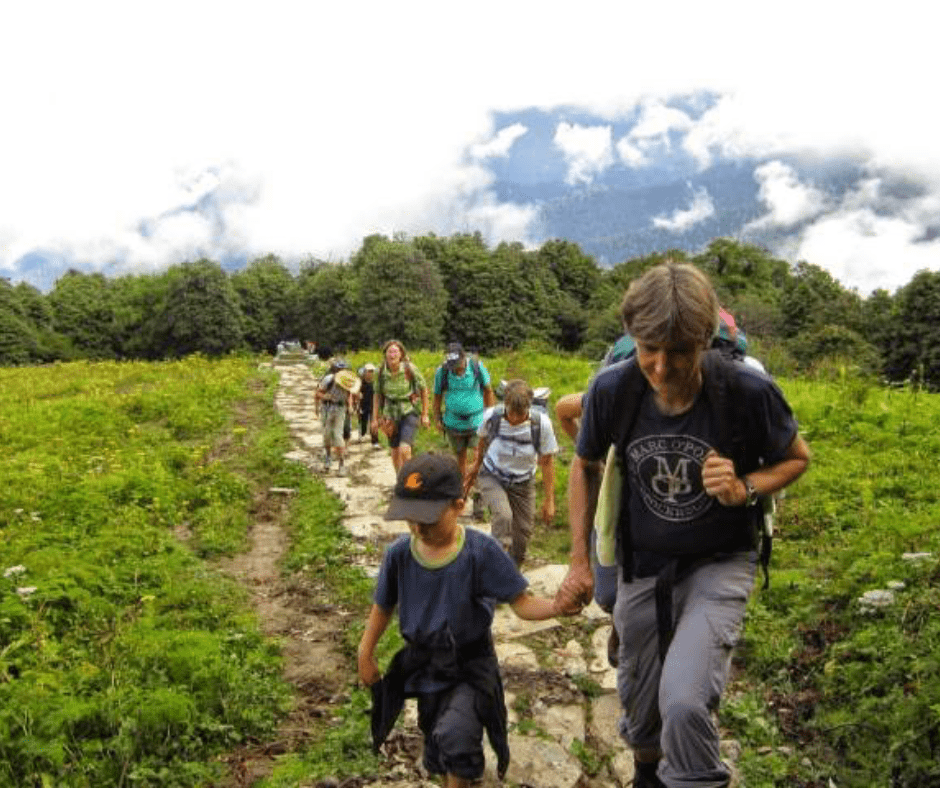 Family Trekking in the Annapurnas
