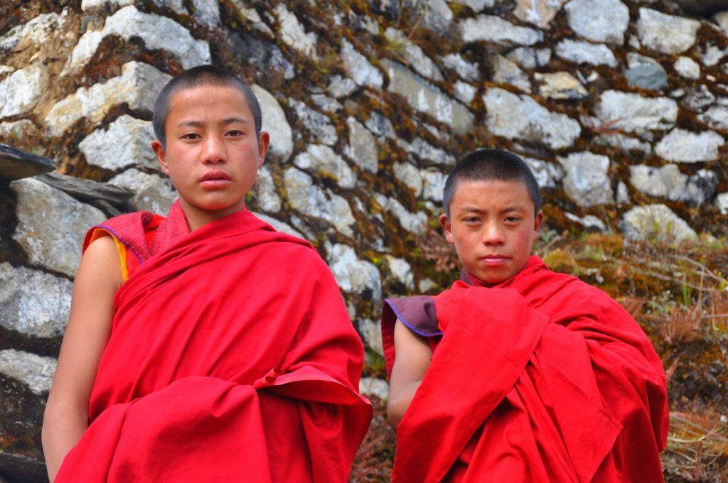 Bhutanese Monks.