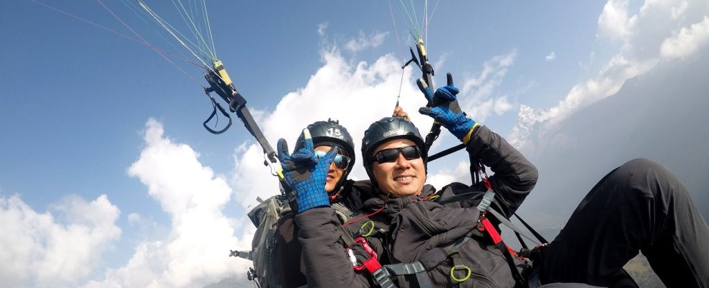 Paragliding in Nepal
