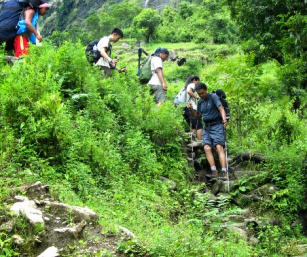 trekking in manaslu