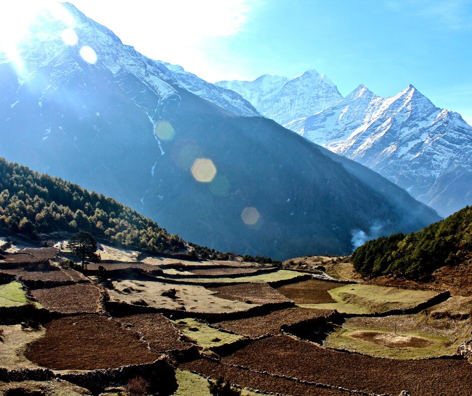 view from Lukla