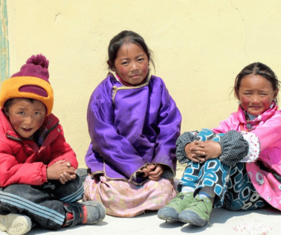 Tibetan children