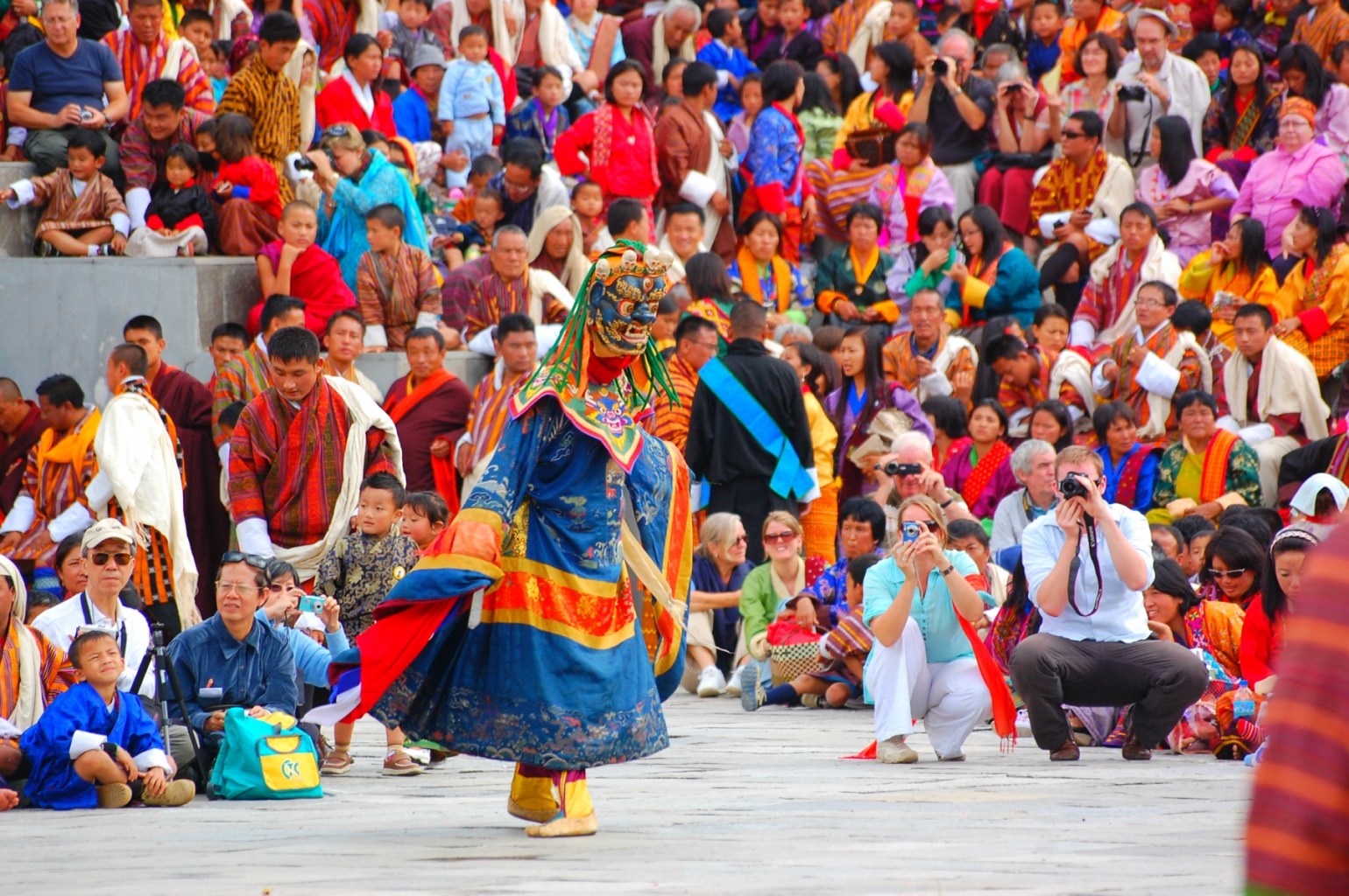 Mask dancers of Bhutan