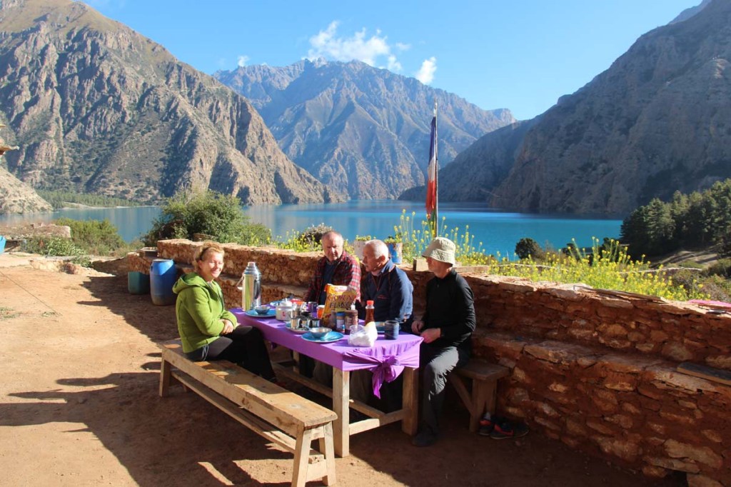 Phoksundo Lake dining