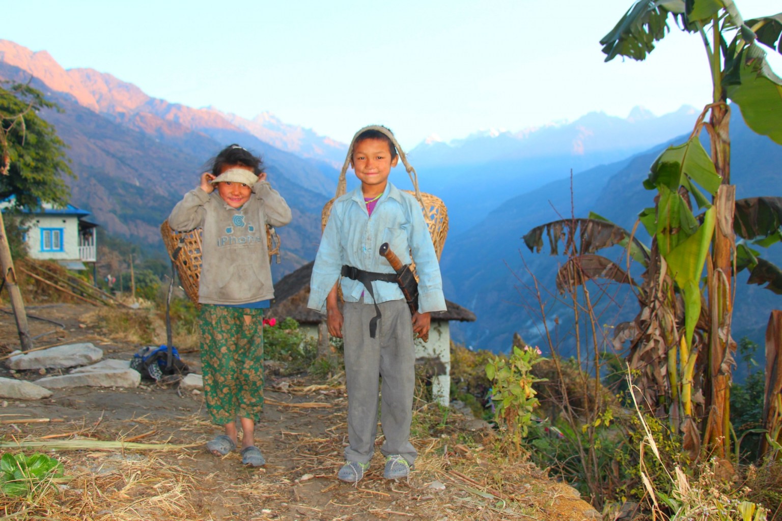 Village kids of Darjeeling