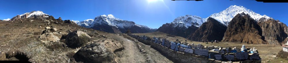 Scenery of Mountains in the Himalayas.